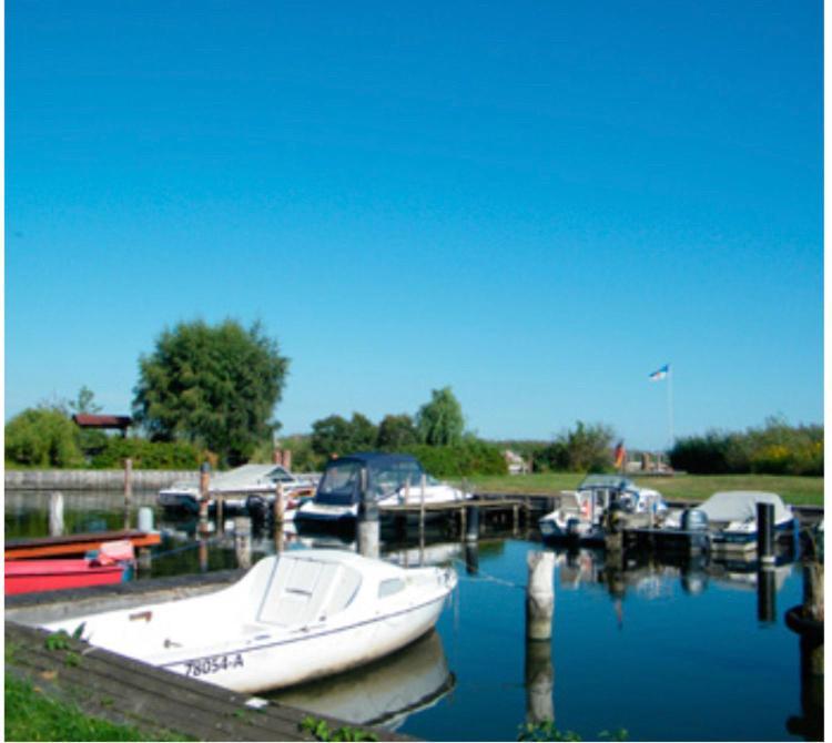 Sonniges Ferienhaus Fischer-Huus Vor Usedom & Direkt Am Haff Und Wasserzugang Mönkebude Esterno foto